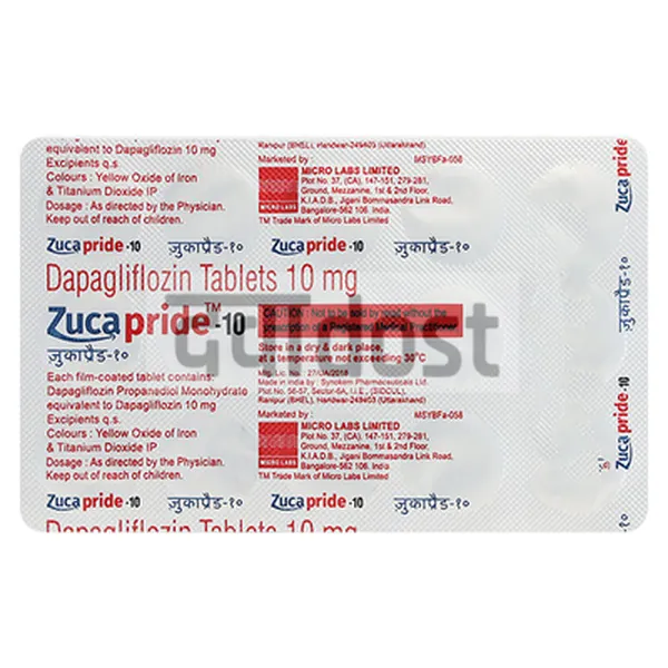 Zucapride 10mg Tablet 15s