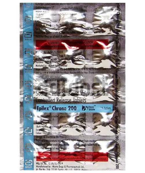 Epilex Chrono 200mg/87mg Tablet CR 15s