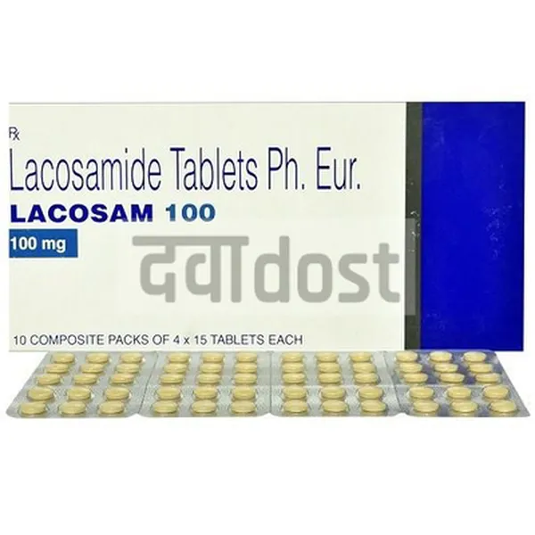 Lacosam 100mg Tablet 15s