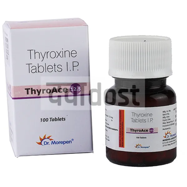 Thyroace 12.5mcg Tablet 100s