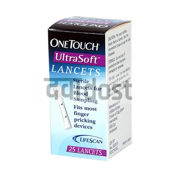 OneTouch Ultrasoft Lancets 25s