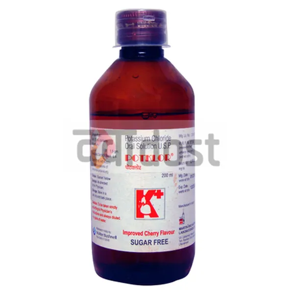 Potklor Oral Solution Cherry Sugar Free