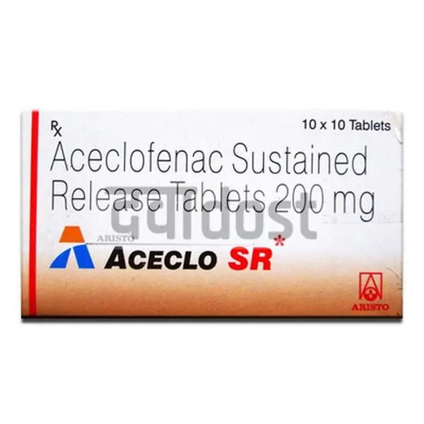 Aceclo 200mg Tablet SR 