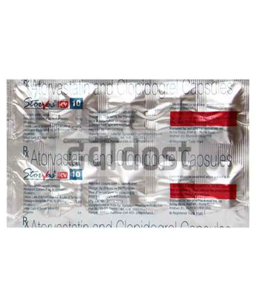 Storvas CV 10mg/75mg Capsule 10s