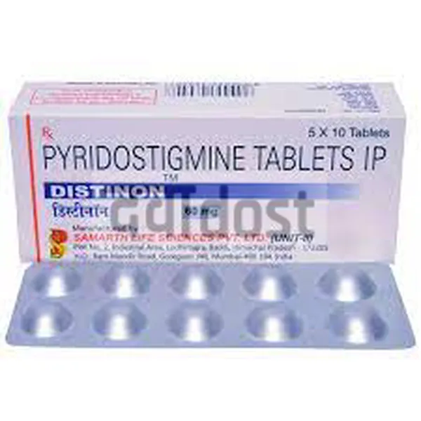 Pyridostigmine 60mg tablet 10s