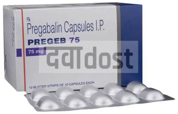 Pregeb 75mg/10mg Capsule 10s 