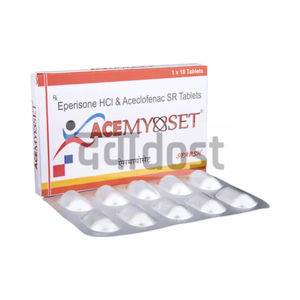 Acemyoset 150mg/200mg Tablet SR 10s