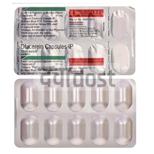 Orcerin 50mg Capsule 10s