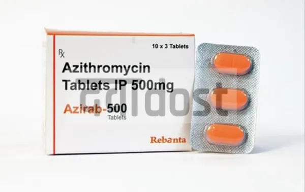 Azirab 500mg Tablet 3s