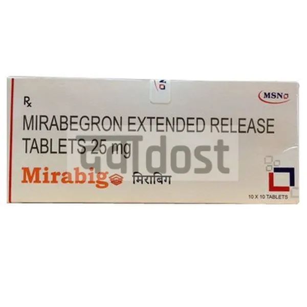 Mirabig 25mg Tablet ER 10s 