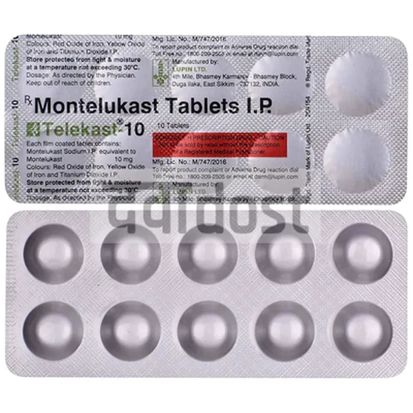 Telekast 10mg Tablet 10s