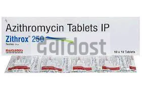 Zithrox 250mg Tablet 10s