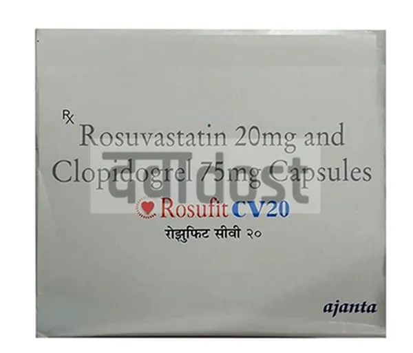 Rosufit CV 20mg/75mg Capsule 15s