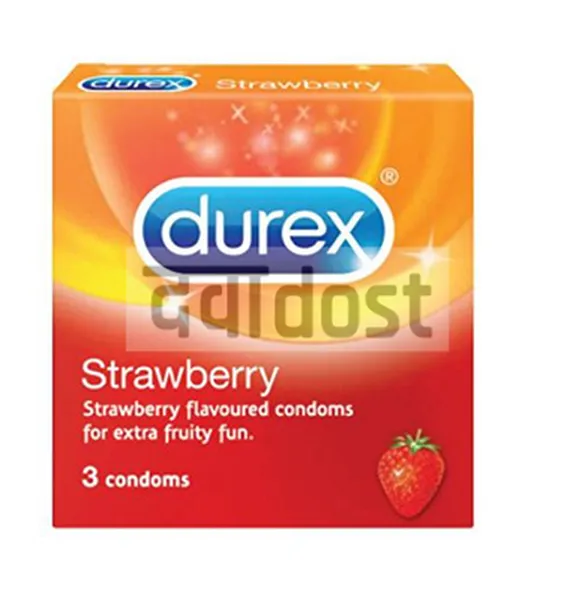 DUREX STRAWBERRY CONDOM 3s