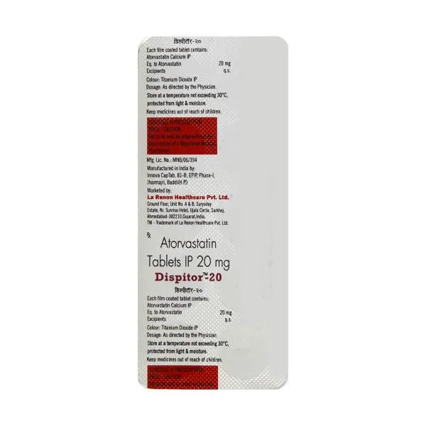 DISPITOR 20MG 10TAB