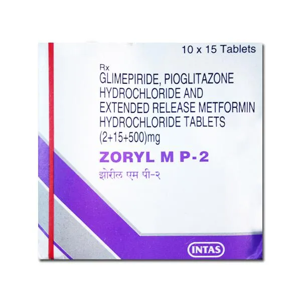 ZORYL-MP 2MG 15TAB