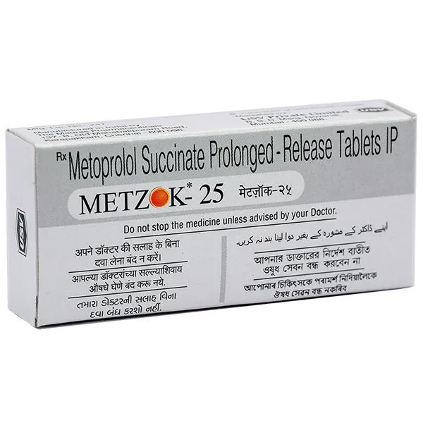 METZOK 25MG 10TAB