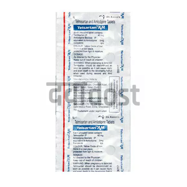 Telsartan AM 40mg/5mg Tablet 10s