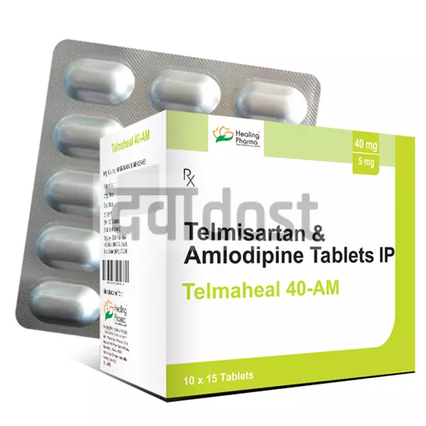 Telmaheal AM 40mg/5mg Tablet 15s