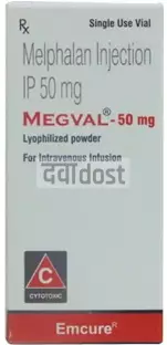 Megval 50mg Injection 1s