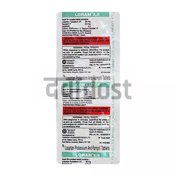 Loram 2.5mg/50mg Tablet 10s