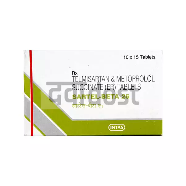 Sartel Beta 25mg Tablet ER 15s