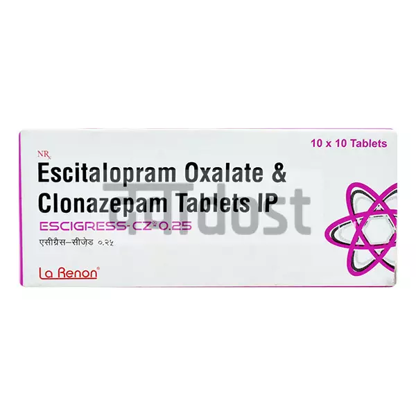 Escigress CZ 0.25mg Tablet 10s