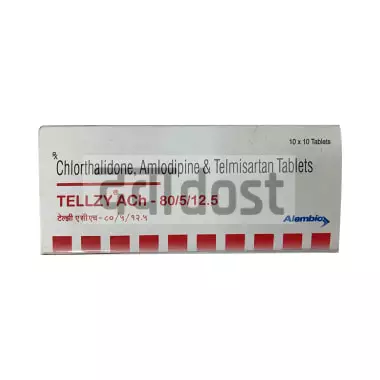 Tellzy Ach 80/5/12.5 Tablet