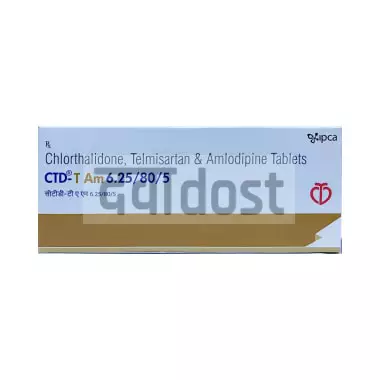 CTD-T AM 6.25/80/5 Tablet