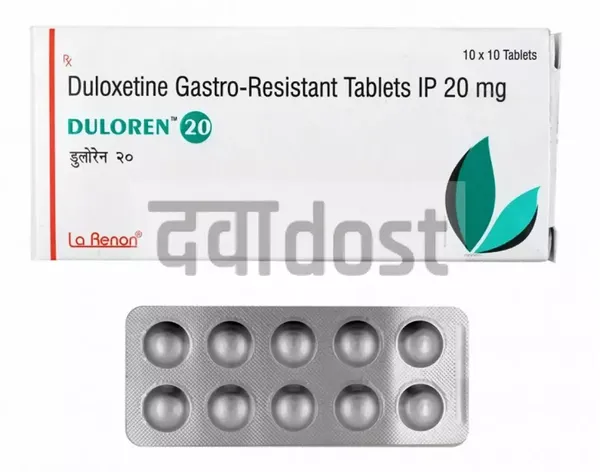 Duloren 20mg Tablet 10s