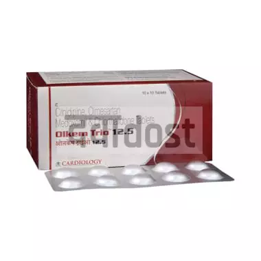 Olkem Trio 12.5mg/20mg/10mg Tablet