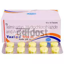 Tazloc Trio 40mg/5mg/12.5mg Tablet 10s