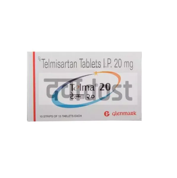 Telma 20mg Tablet 15s