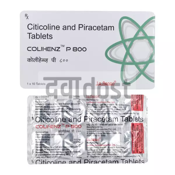 Colihenz P 500mg/800mg Tablet 10s