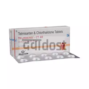 Telmikind-CT 40 Tablet