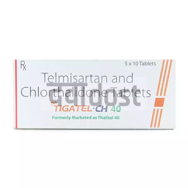 Tigatel CH 40mg/12.5mg Tablet 10s