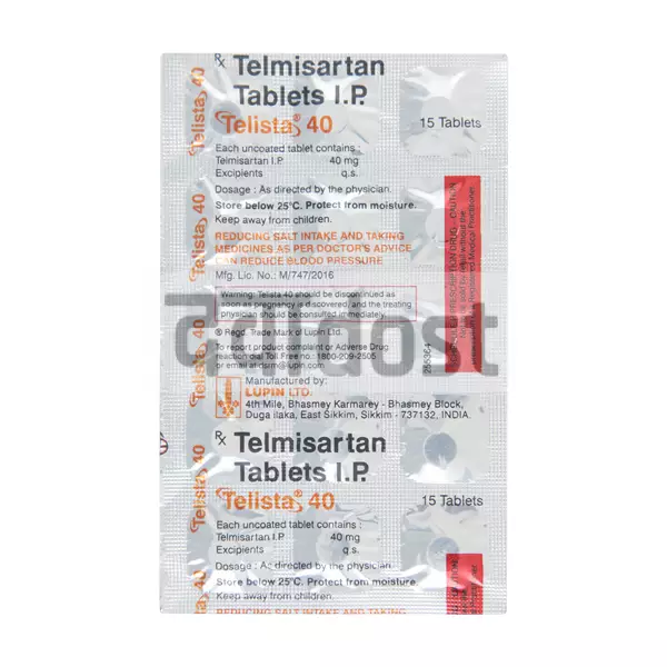 Telista 40mg Tablet 15s