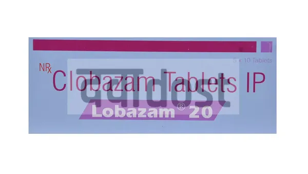 Lobazam 20mg Tablet 10s