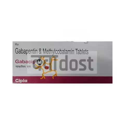 Gabacip M 300mg/500mcg Tablet