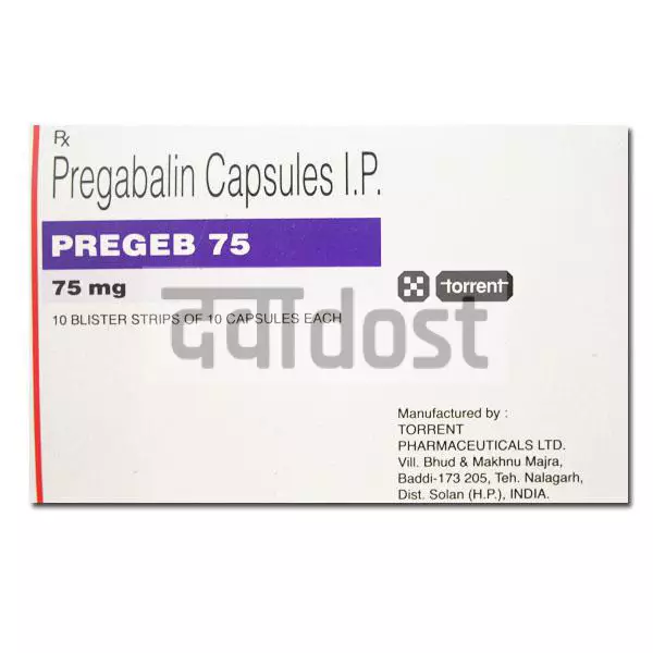 Pregeb 75mg Capsule 10s