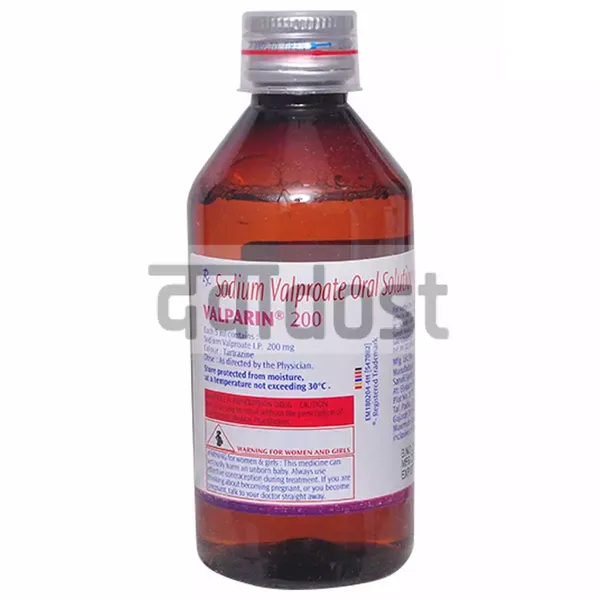 Valparin 200mg Oral Solution Delicious Pineapple 200ml