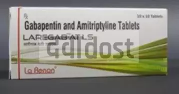 Laregab AT LS 100mg/10mg Tablet 10s