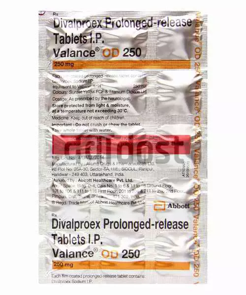 Valance OD 250 Tablet PR 15s