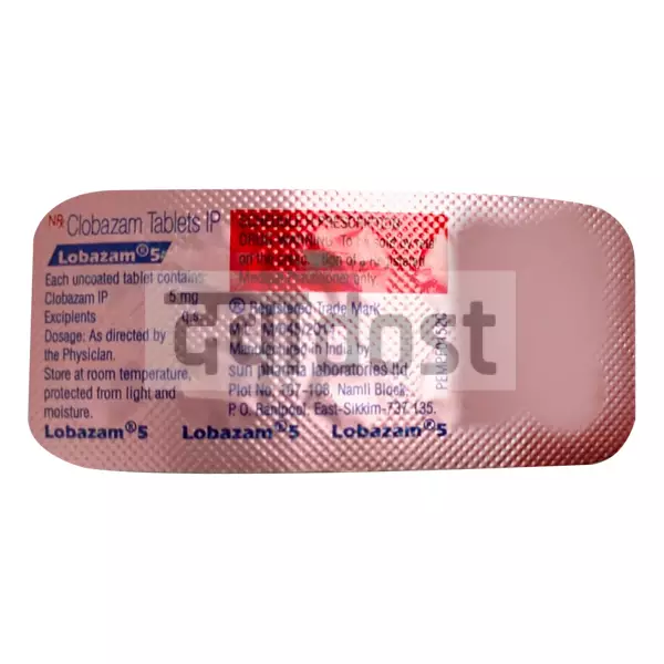 Lobazam 5mg Tablet