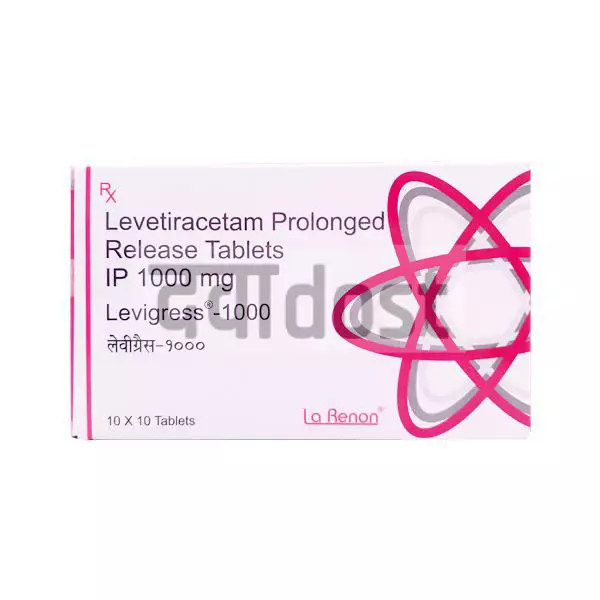 Levigress 1000mg Tablet PR 10s