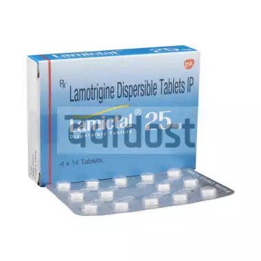 Lamictal 25mg Dispersible Tablet