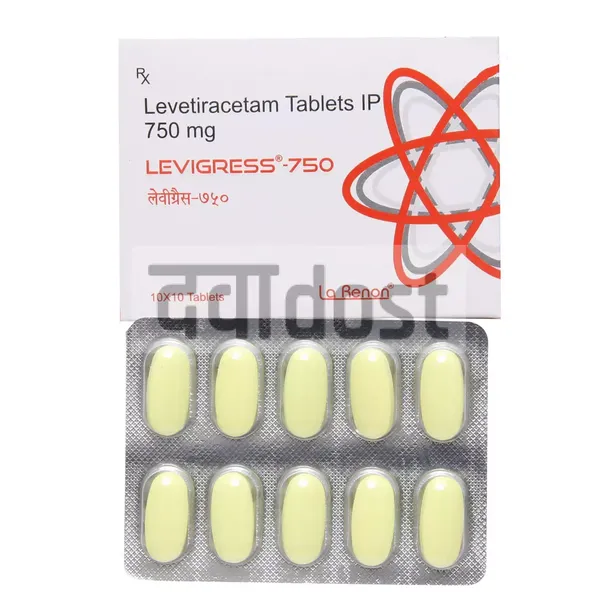 Levigress 750mg Tablet 10s