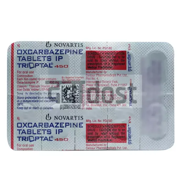 Trioptal 450mg Tablet 10s