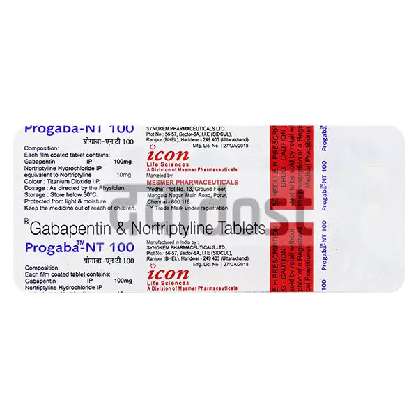 Progaba NT 100mg/10mg Tablet 10s