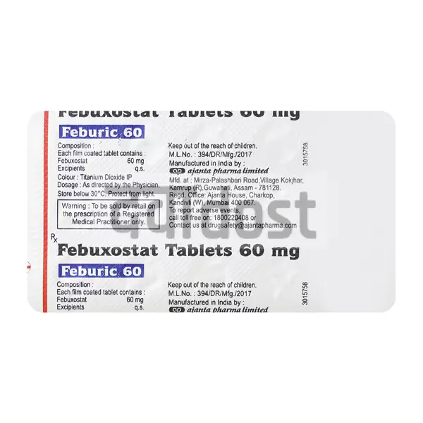 Feburic 60mg Tablet 15s